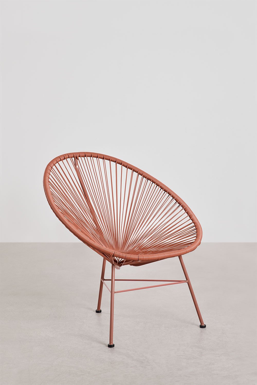 Armchair in iron and synthetic wicker New Acapulco, gallery image 1