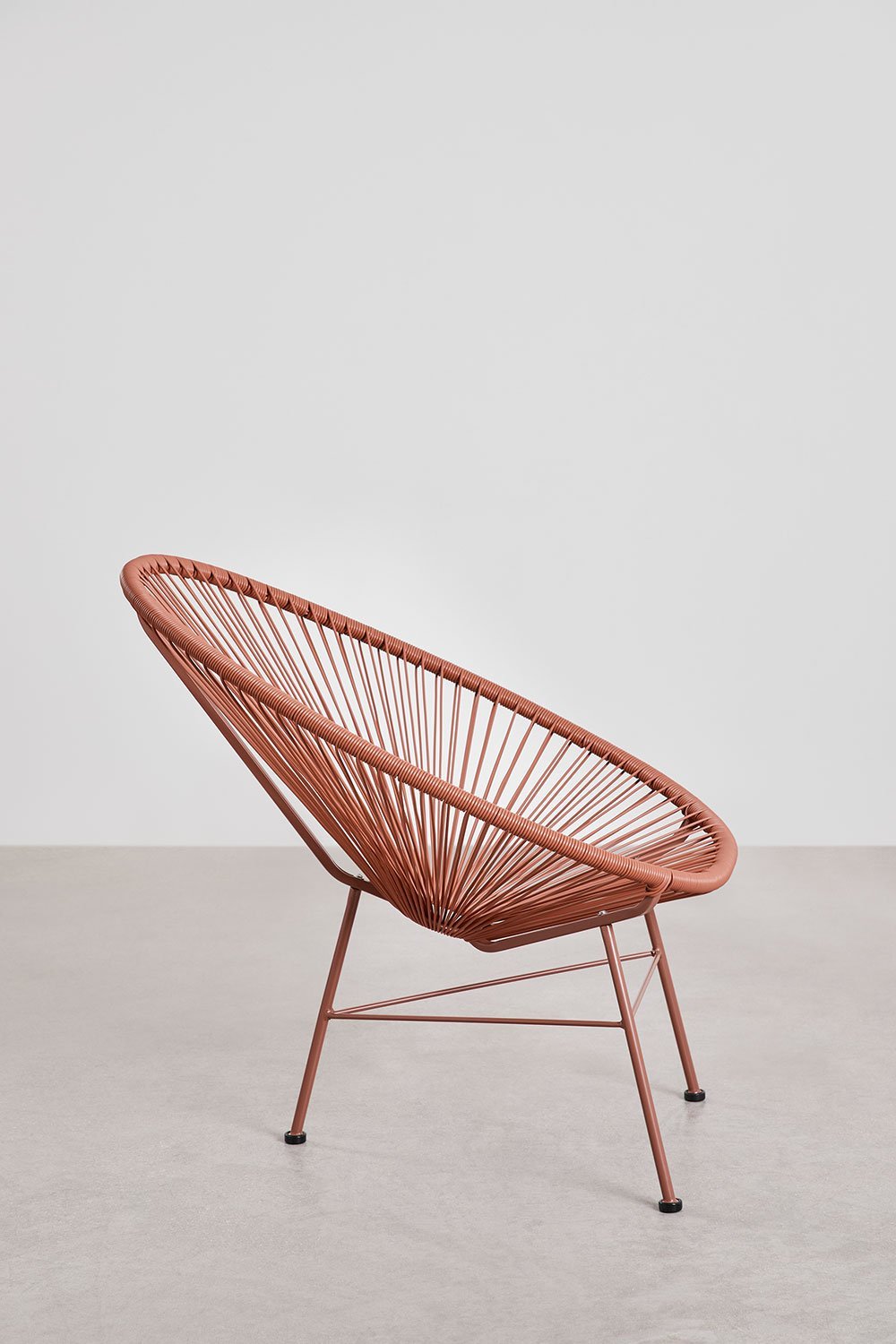 Armchair in iron and synthetic wicker New Acapulco, gallery image 2