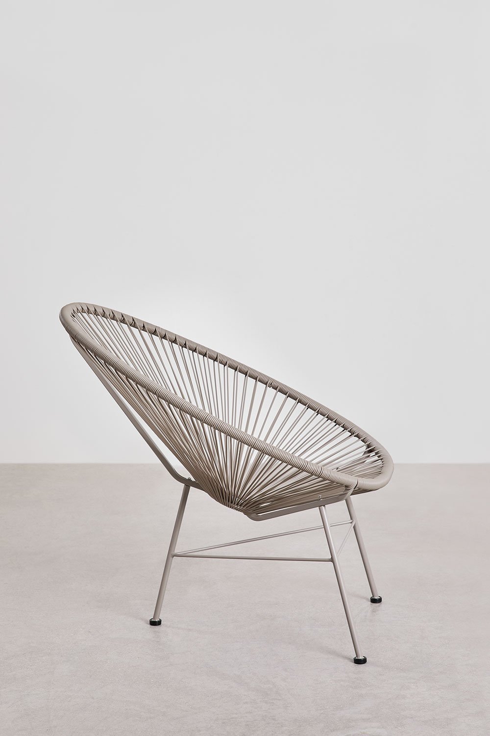 New Acapulco steel and synthetic wicker armchair, gallery image 2