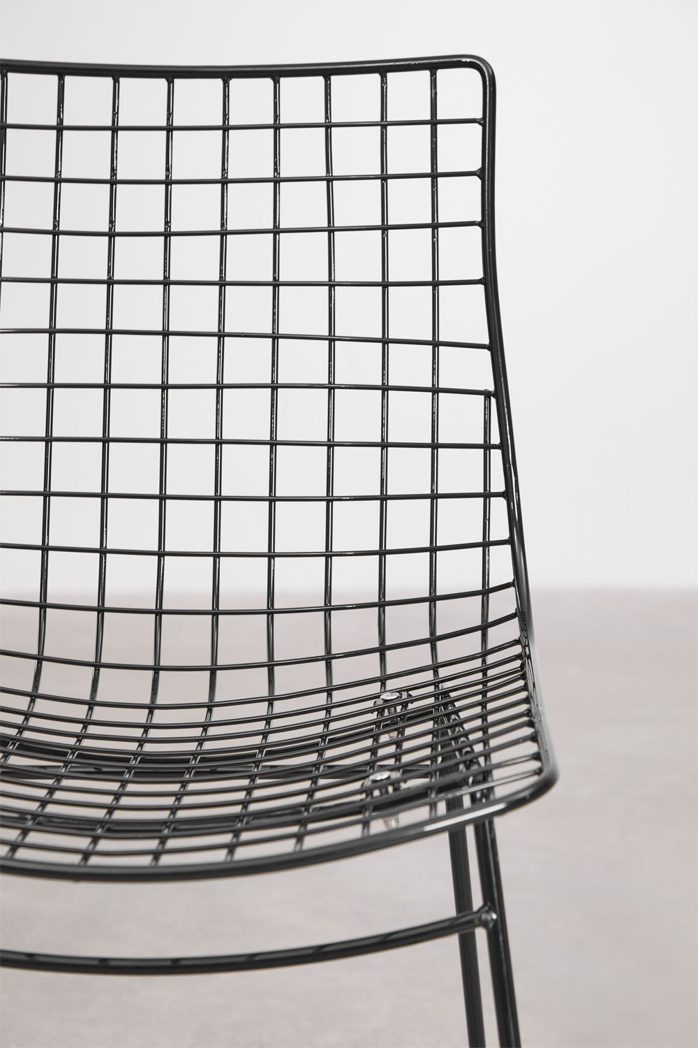 Pack of 2 Renee steel dining chairs, gallery image 6