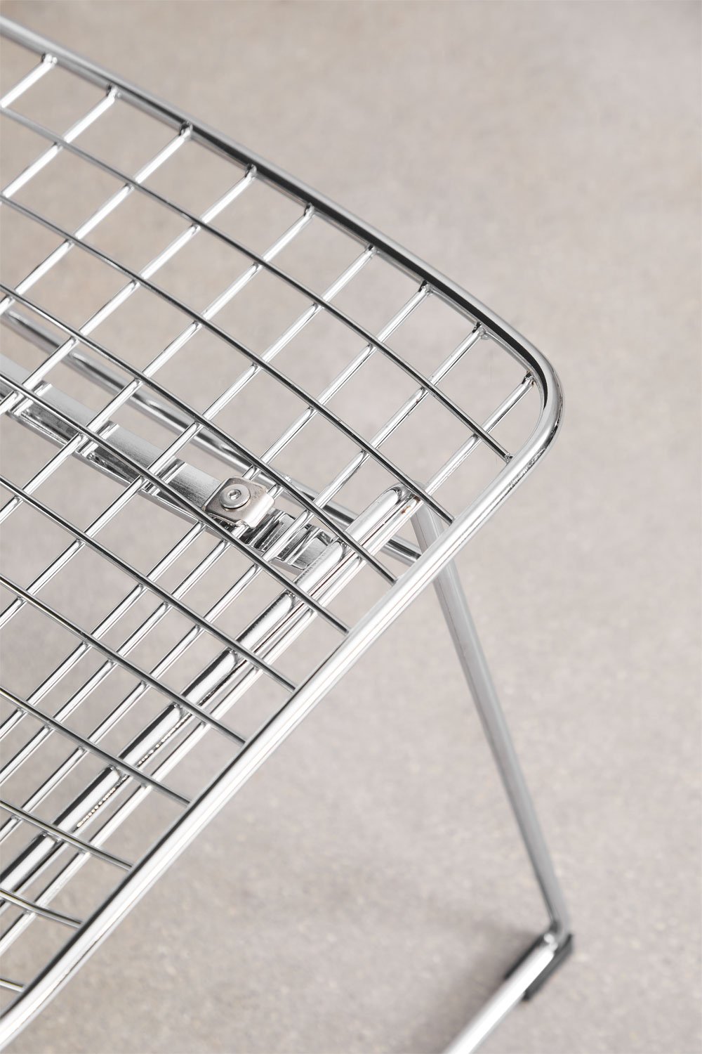 Pack of 2 Renee steel dining chairs, gallery image 7