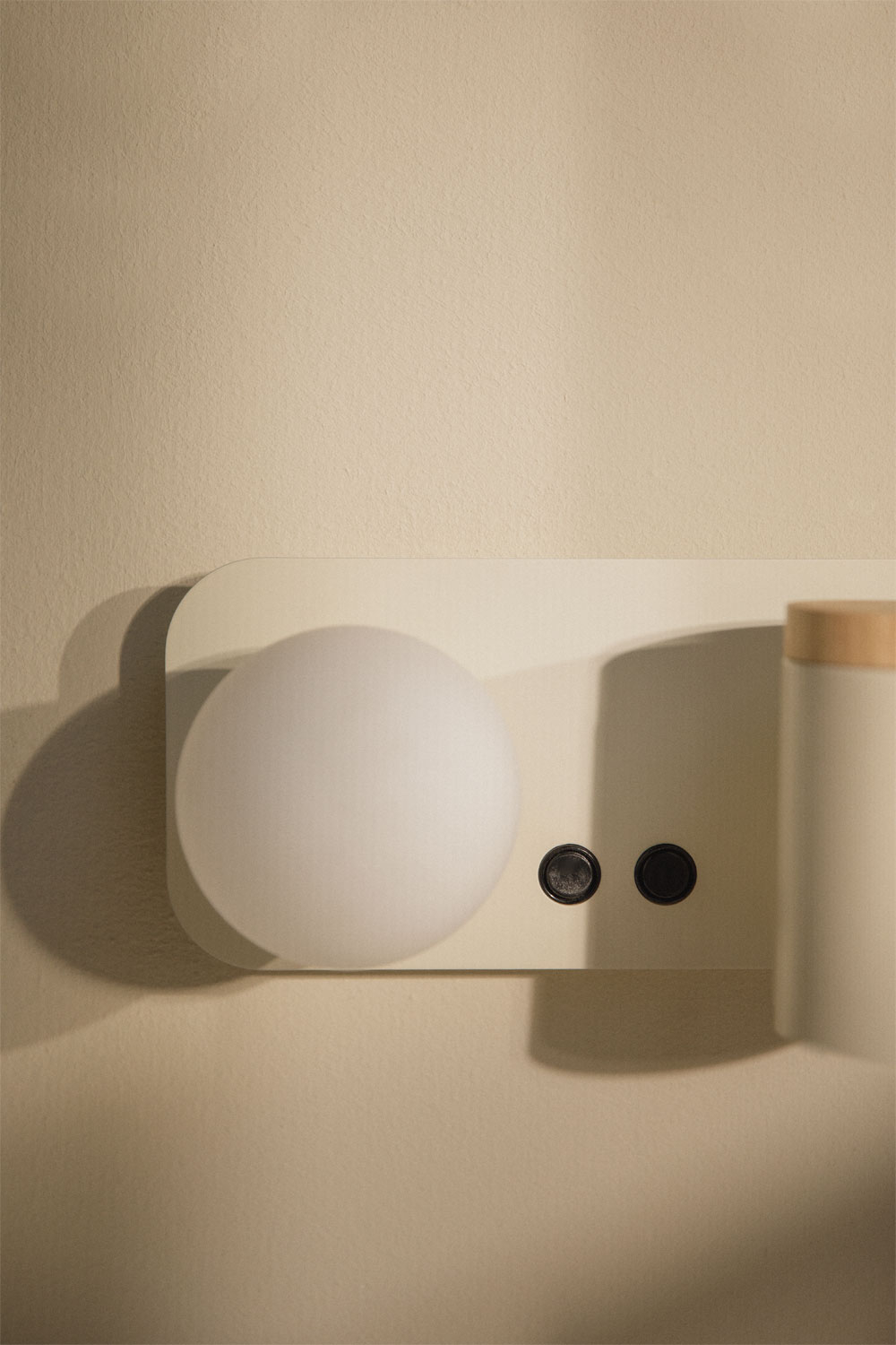 Adjustable wall sconce with 2 light points in Amaranto iron - SKLUM