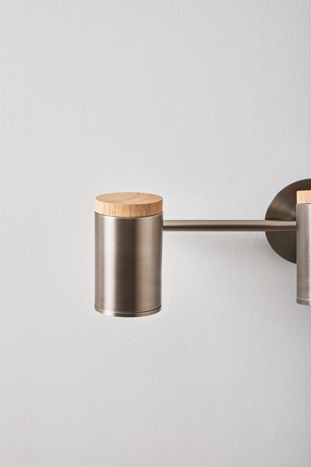 Directional wall lamp with 3 light points in Amaranto iron, gallery image 3