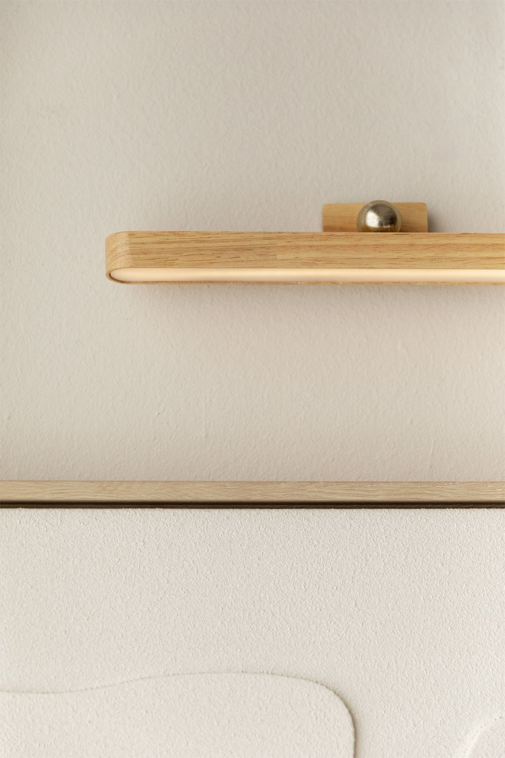 Davies Rubberwood LED Wall Sconce, gallery image 2