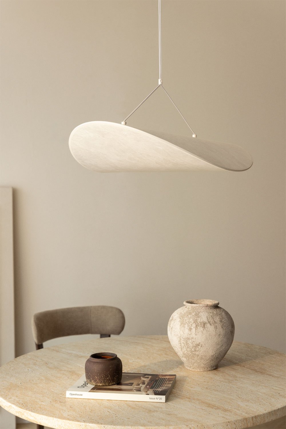 Zelvon fabric LED ceiling lamp, gallery image 1