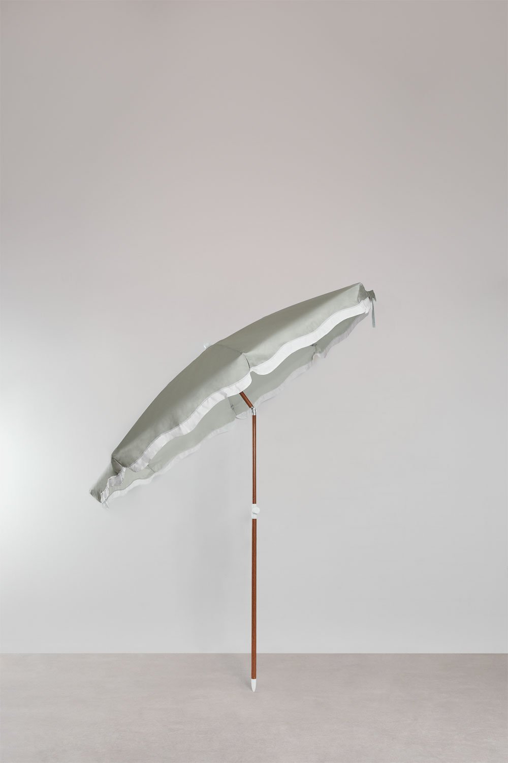 Parasol Ø230 cm in fabric and aluminum Jarko, gallery image 2