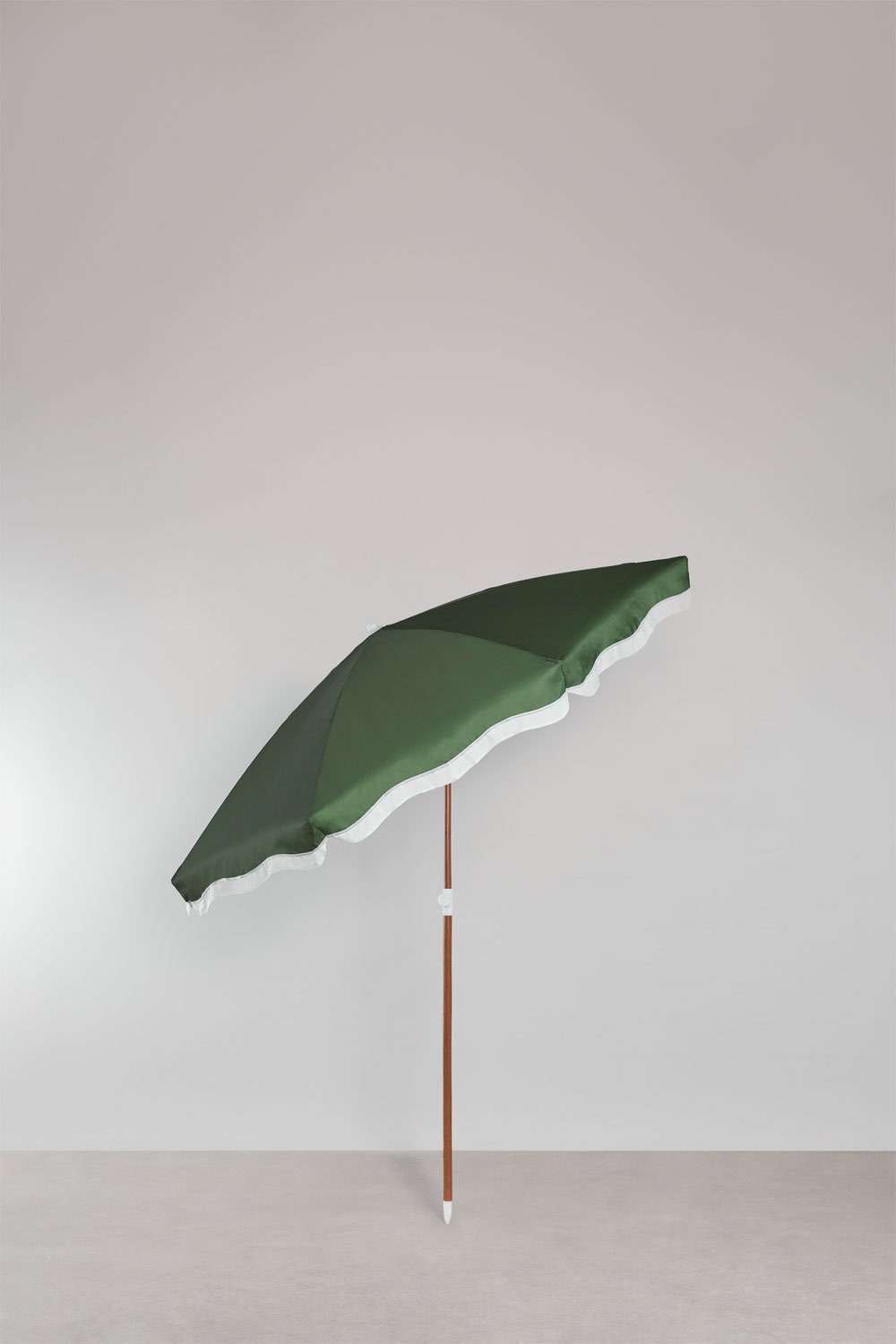 Parasol Ø230 cm in fabric and aluminum Jarko, gallery image 2