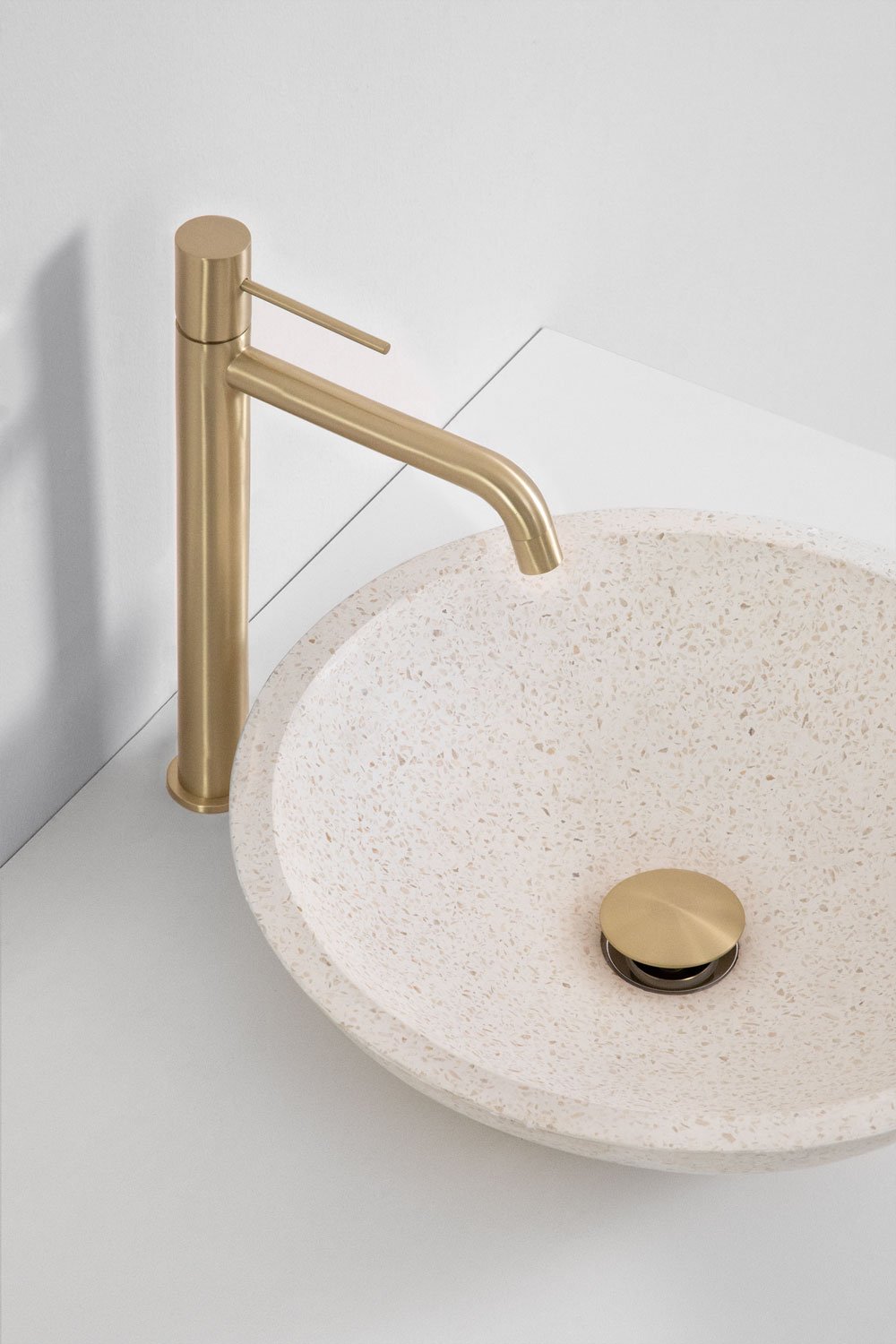 Tedrik suspended bathroom furniture set in ash wood, gallery image 4