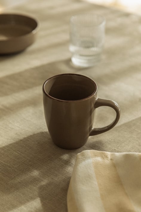 Pack of 2 coffee mugs 34 cl in Ronilena stoneware