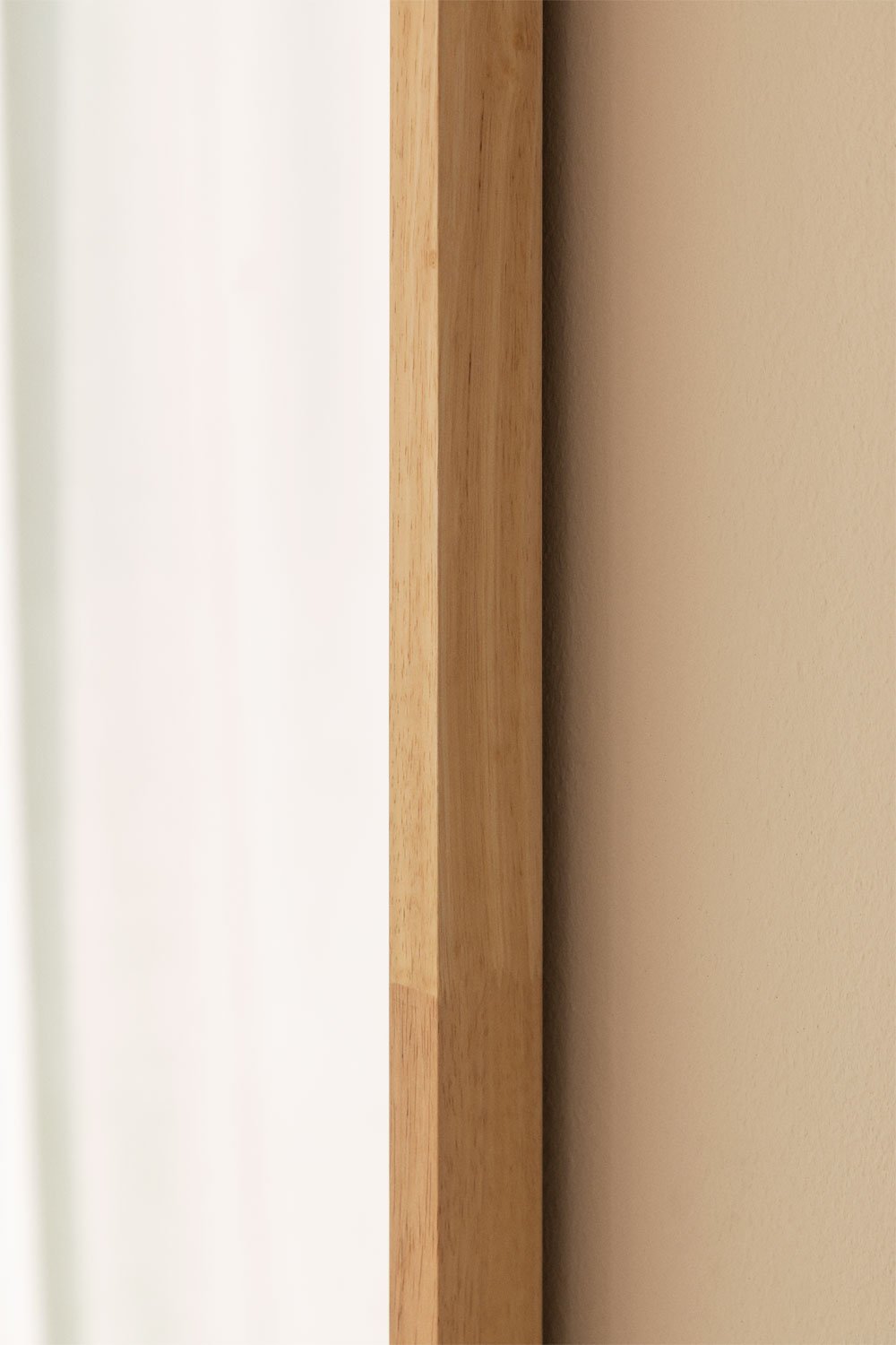 Rectangular wall mirror (170 x 90 cm) in Ornella oak wood, gallery image 2