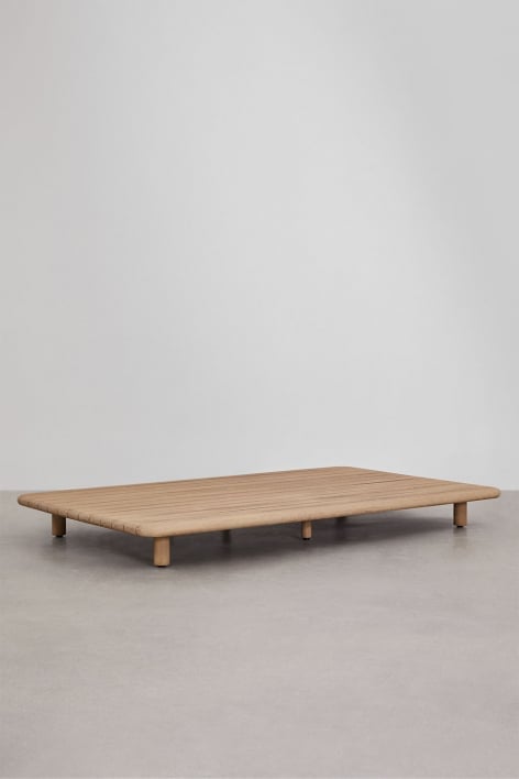 Rectangular coffee table 160x95 cm in acacia Portet