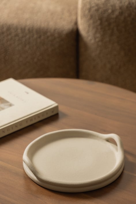 Decorative tray in Moseirin stoneware