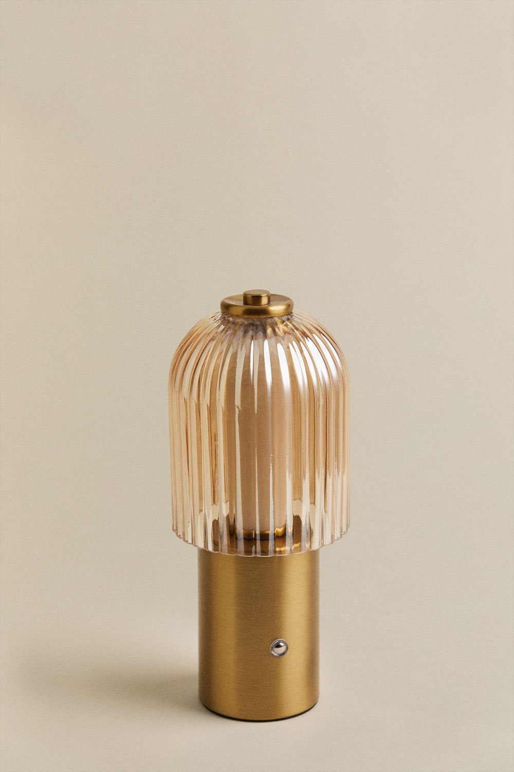 Wireless LED table lamp in iron and glass Neristan, gallery image 3