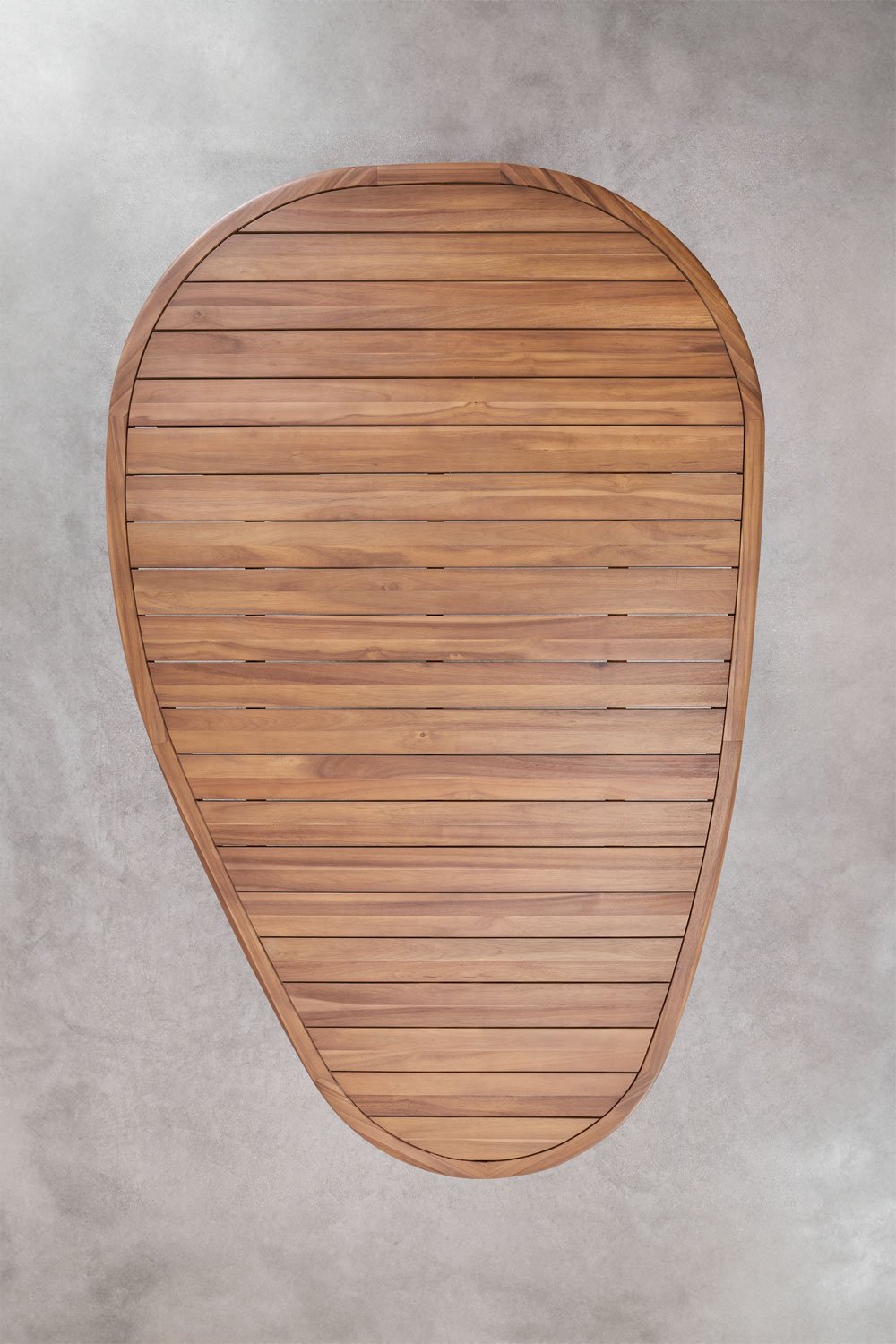 Oval acacia wood garden table Ginara, gallery image 4011285