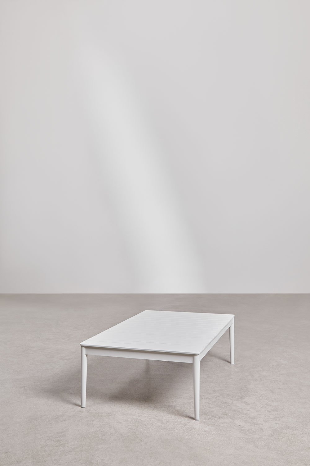 Rectangular coffee table in aluminium (120x70 cm) Sereilen, gallery image 2