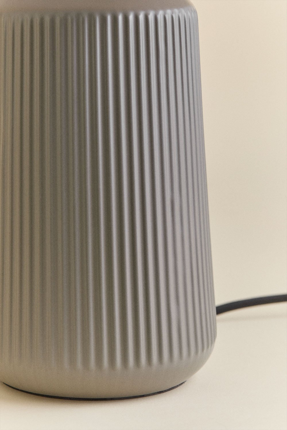 40 cm table lamp in ceramic and linen Torena, gallery image 5