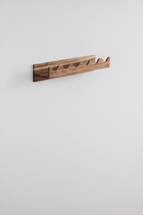 Acacia wood wall shelf Gaupen