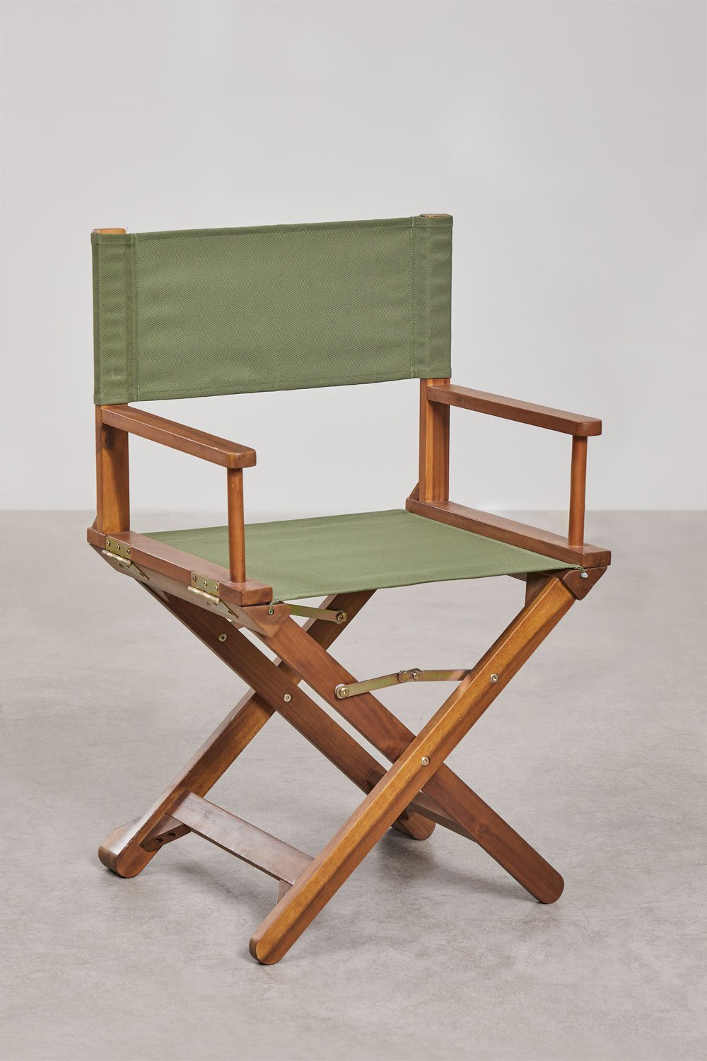 Pack of 2 Ridley folding director chairs in wood, gallery image 1