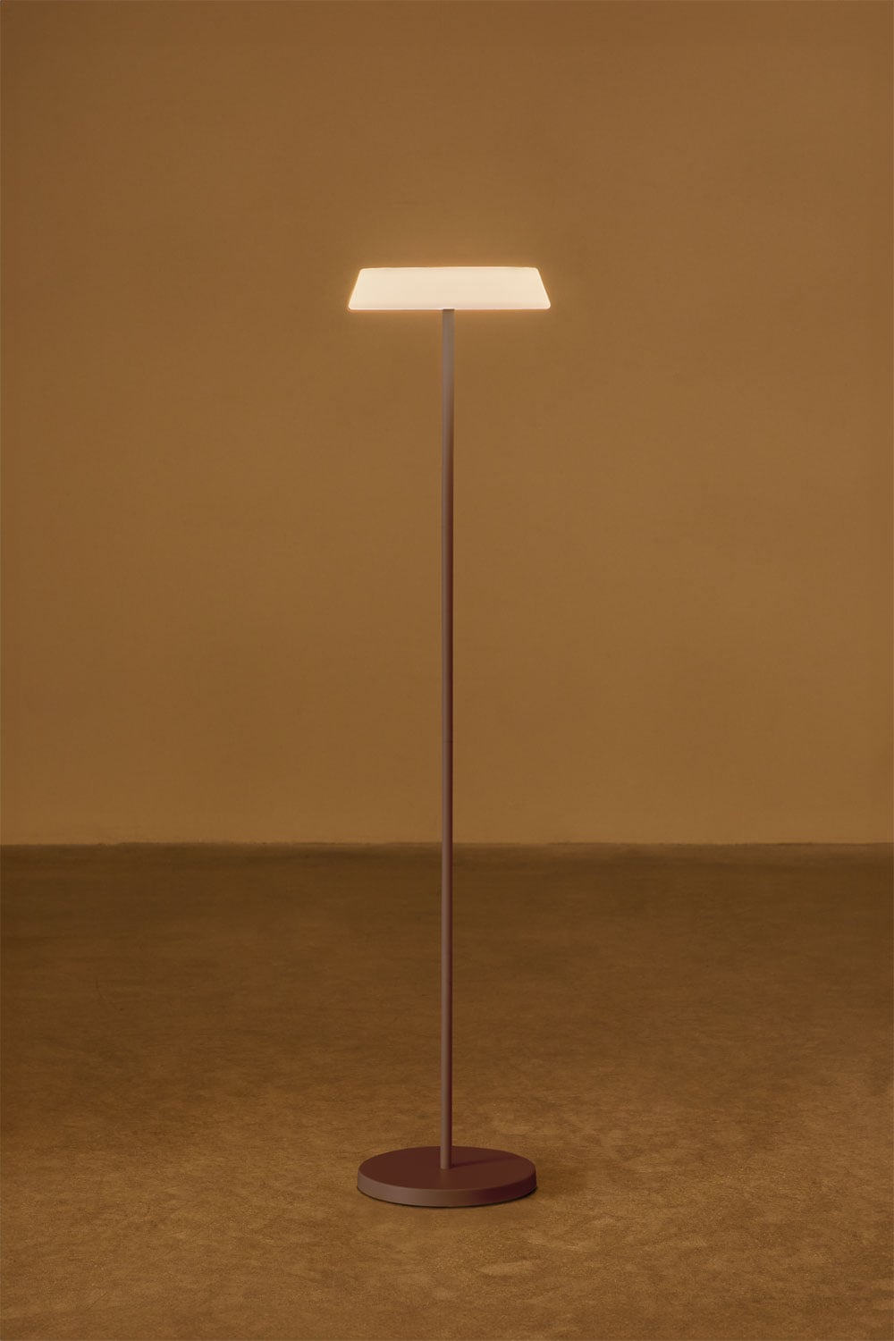 Wireless LED Solar Floor Lamp in Polyethylene and Iron Ulenia, gallery image 2