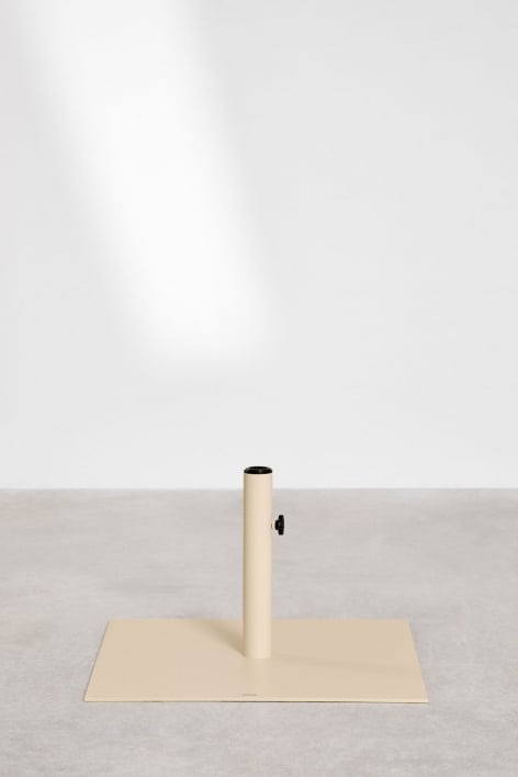 Square umbrella base 60x60 cm in Peuet steel
