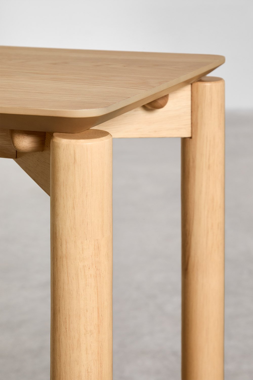 Rectangular hallway console 120x40 cm in MDF with Munden oak veneer, gallery image 4