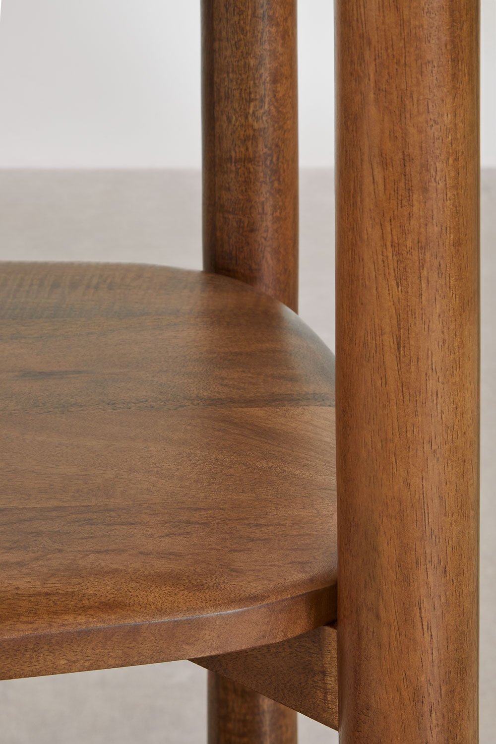 4-shelf mango wood bookcase Gina, gallery image 5