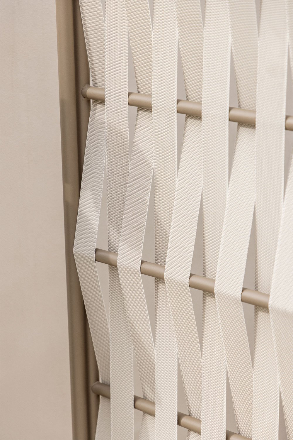 Pack of 2 garden screens in aluminum and Tunas rope, gallery image 2