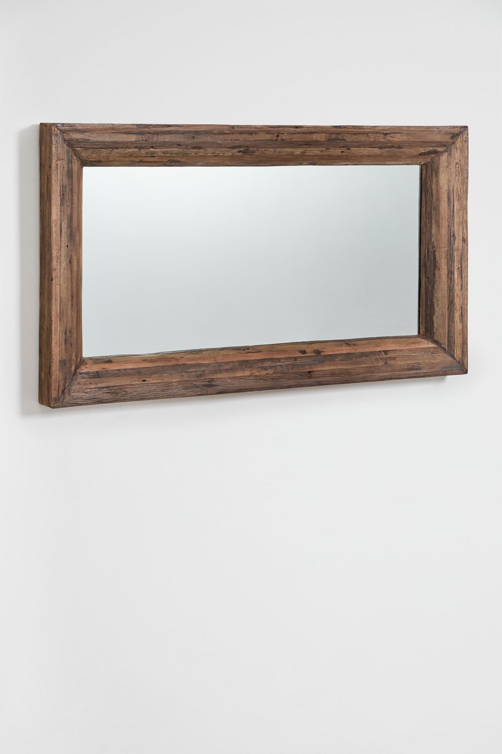 Rectangular wall mirror in recycled wood Juvira, gallery image 4