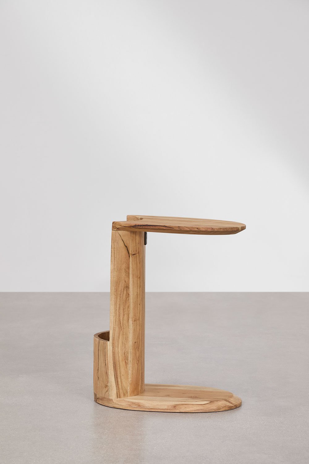 Kenoly wood side table 45x30 cm, gallery image 4