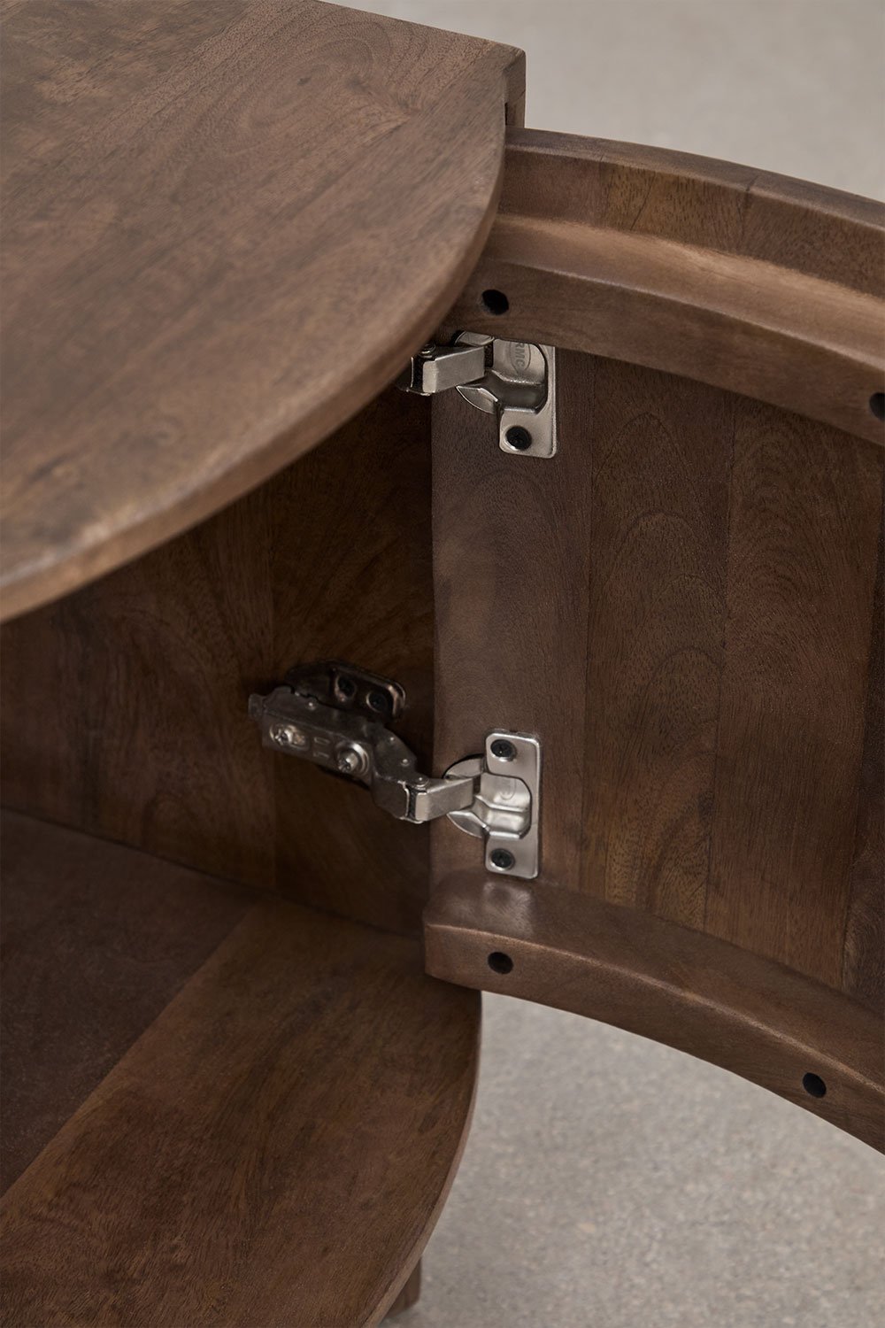 Atlanta wood bedside table 40x35 cm, gallery image 7