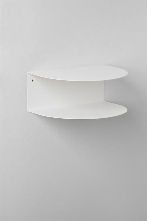 Pack of 2 floating bedside tables in stainless steel Taifa