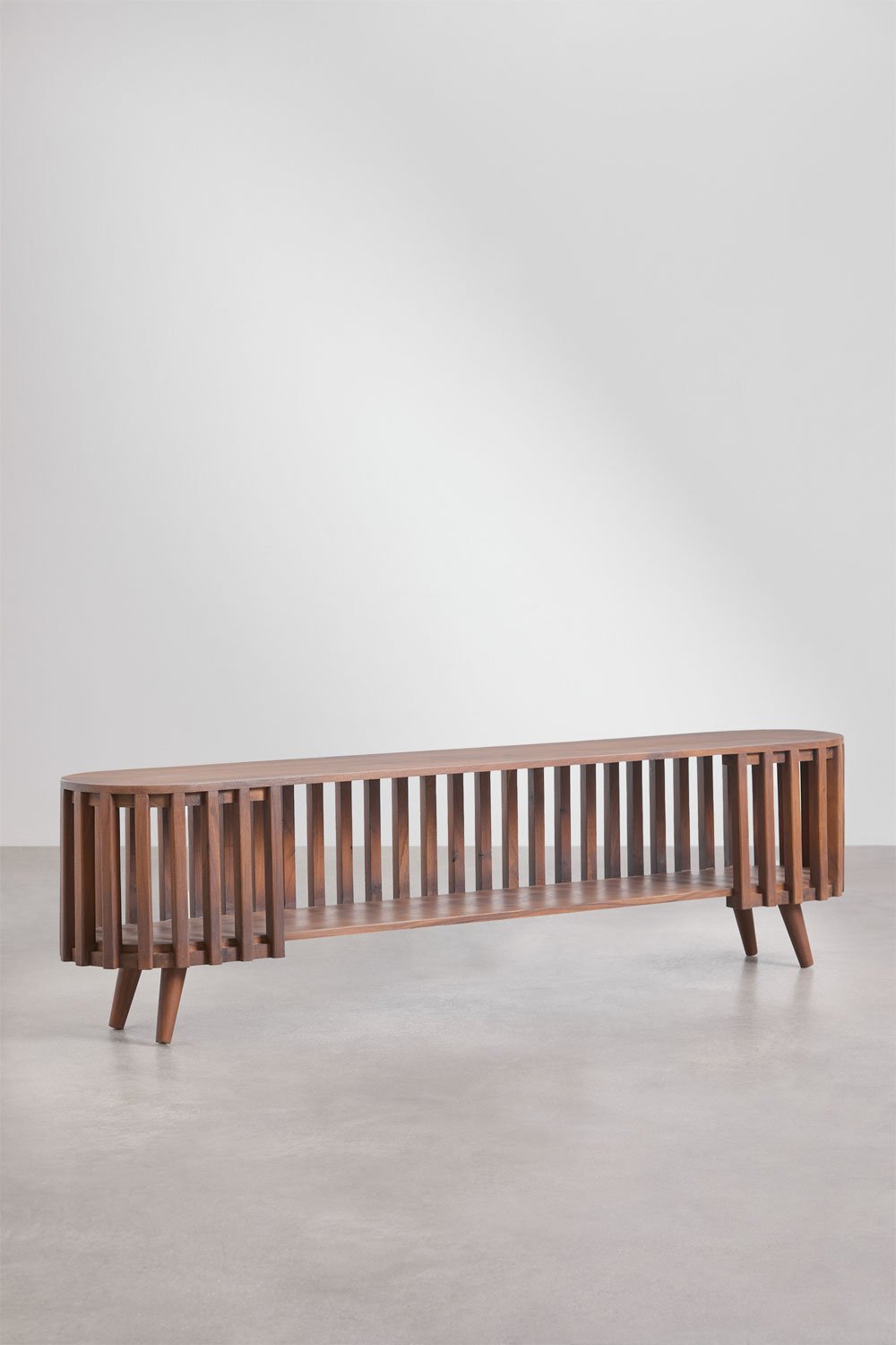 Dragor acacia wood TV cabinet, gallery image 3