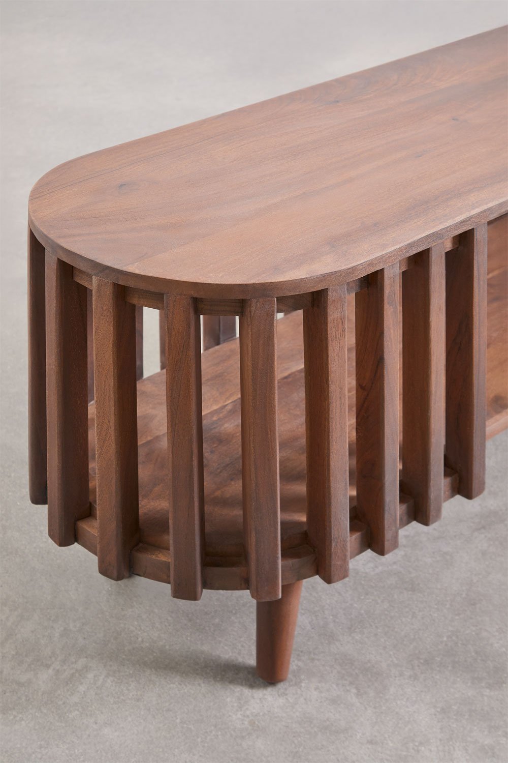 Dragor acacia wood TV cabinet, gallery image 6