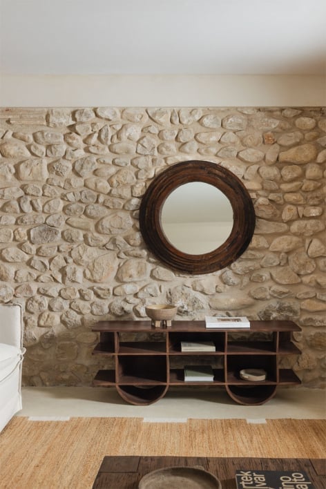 Flin wooden shelving unit