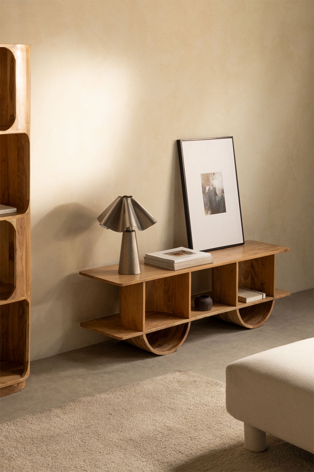 Flin wooden shelving unit, gallery image 1