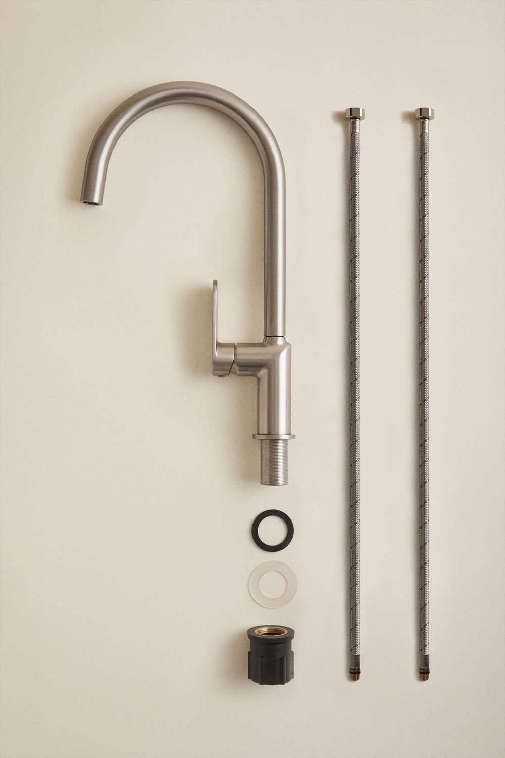 High spout kitchen faucet in brass Alameda, gallery image 6