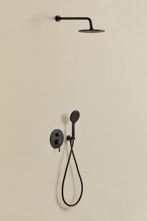 Built-in brass shower column Orveta