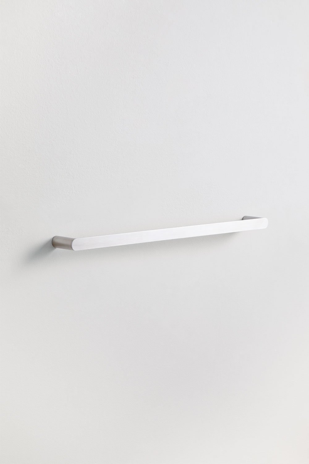 Wall mounted towel rack with bar (↔︎60 cm) for bathroom in stainless steel Alameda, gallery image 2