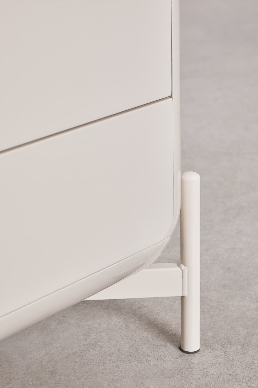 Bedside table 45x45 cm in MDF Alazne, gallery image 7