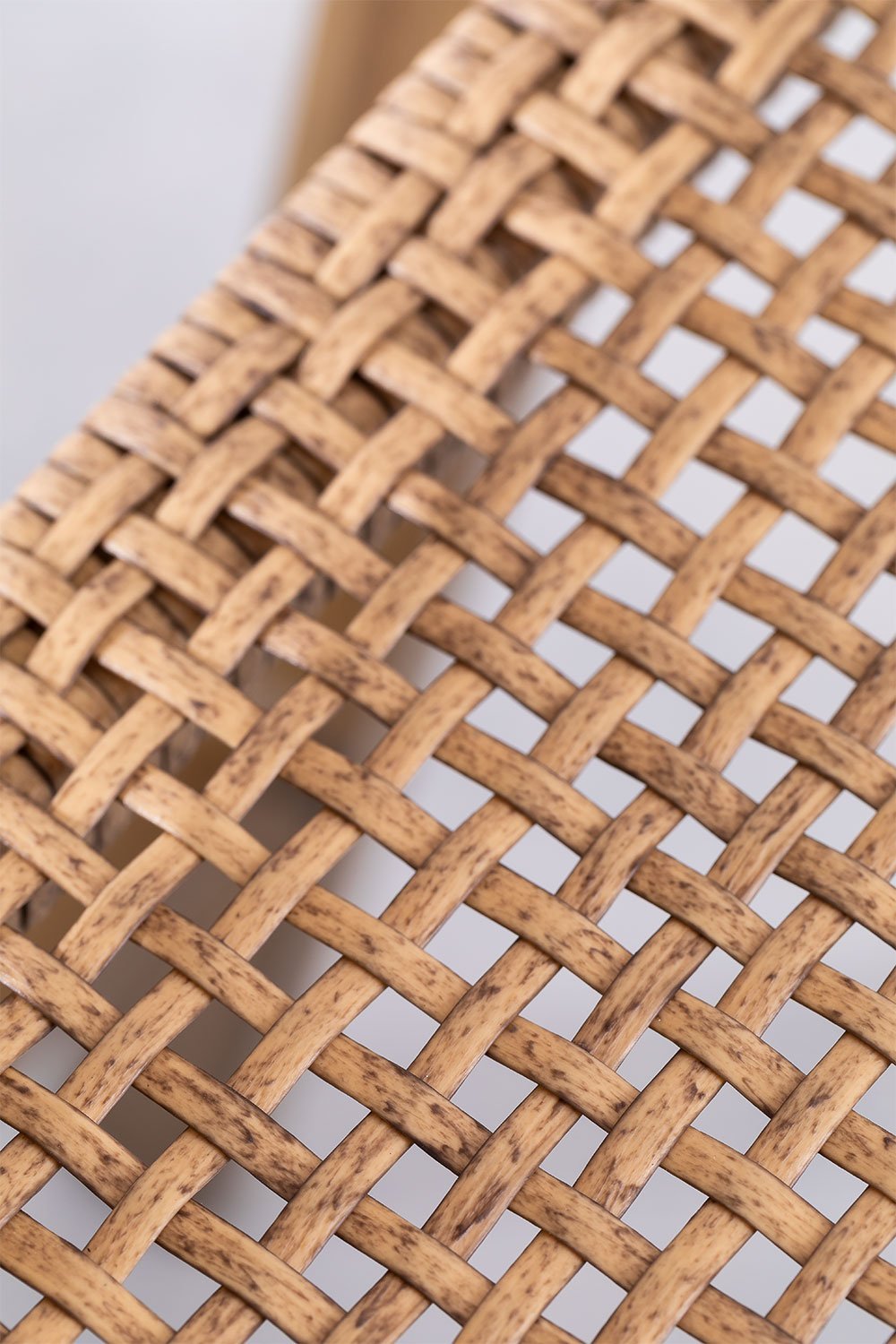 Pack of 2 high garden stools in synthetic wicker (75 cm) Ori, gallery image 7