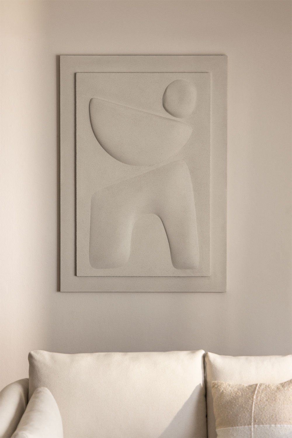 Decorative canvas 100x140 cm with relief Quelio, gallery image 1