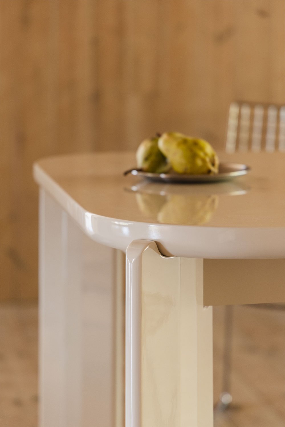 Rectangular dining table 200x100 cm in MDF Geneva, gallery image 2