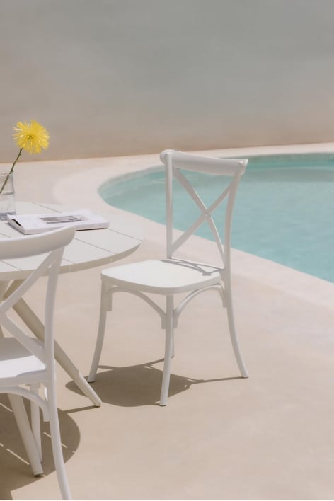 Otax stackable polypropylene garden chair