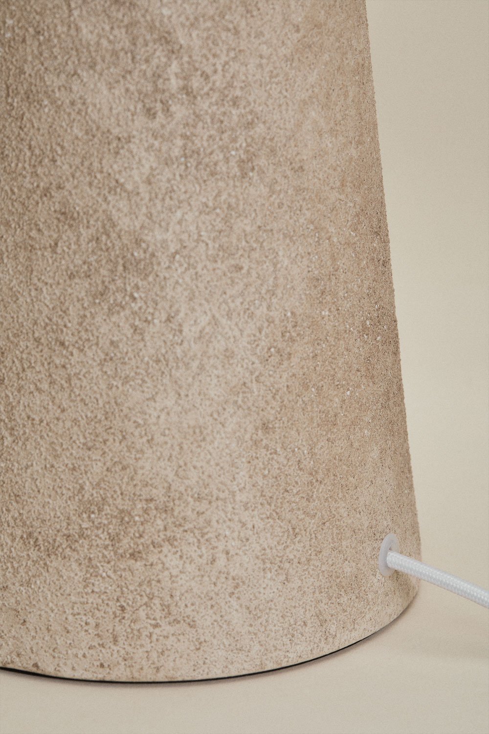 70 cm ceramic and linen table lamp Fornia, gallery image 6