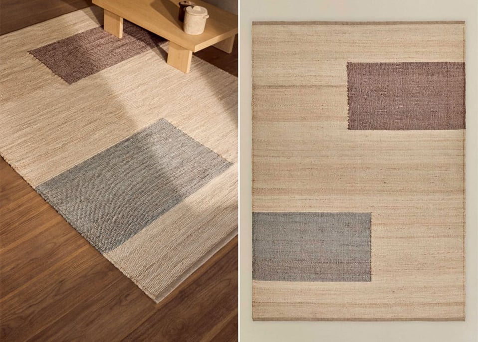 Brianda jute and cotton rug