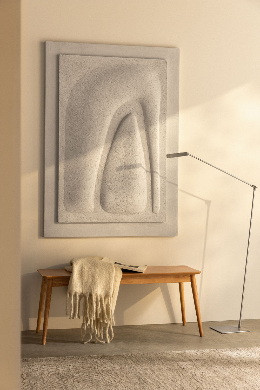110 cm bench in wood and MDF Betta - SKLUM