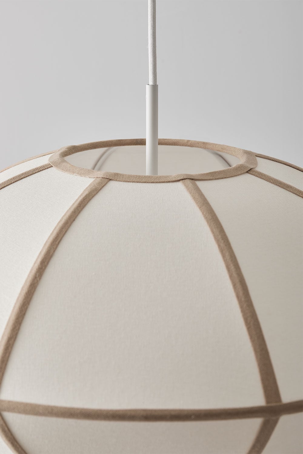 Patraix linen pendant ceiling lamp, gallery image 6