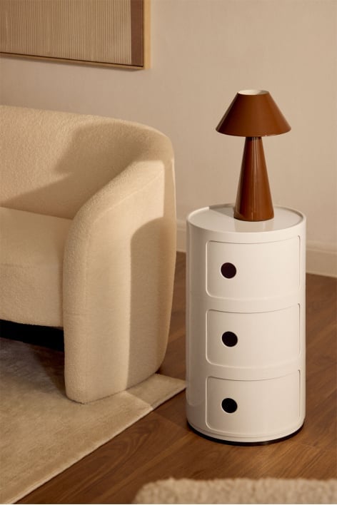 Round side table with shelves Babel