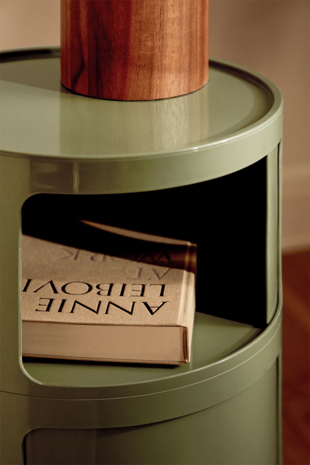 Babel round side table with shelves, gallery image 2