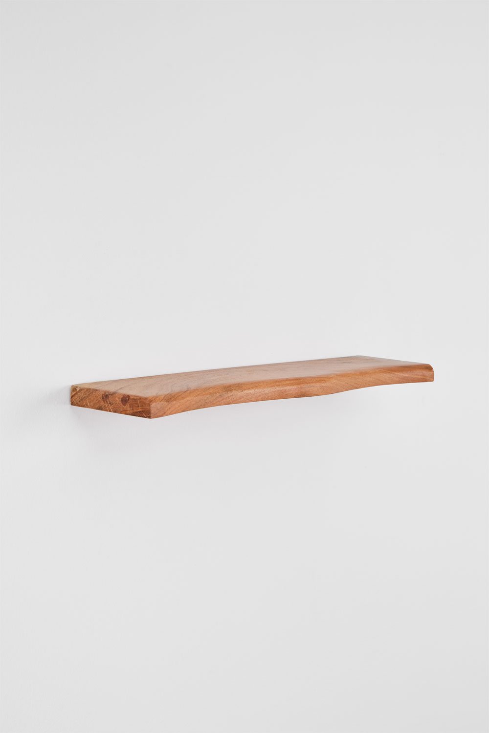 Yago acacia wood wall shelf, gallery image 1